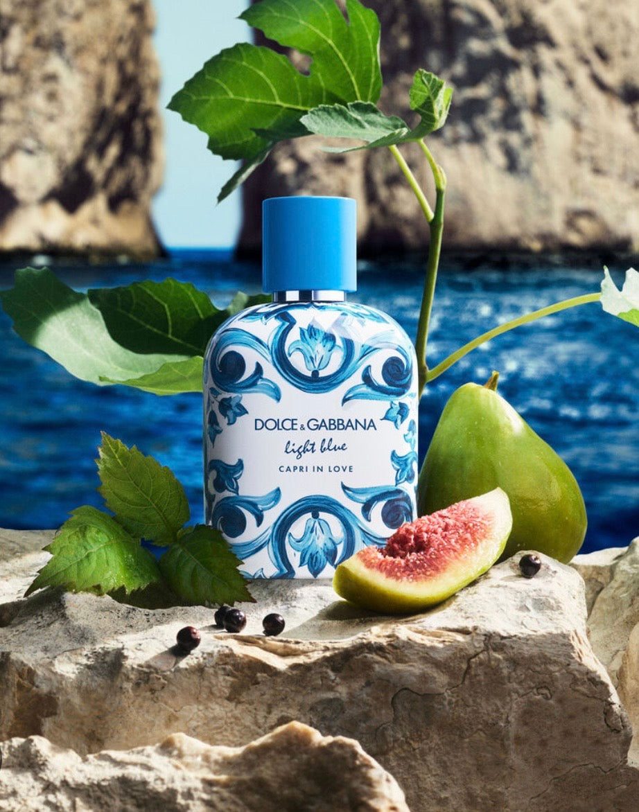 Dolce and Gabbana Light Blue Capri In Love